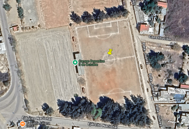 CANCHA DE FÚTBOL 11 EN EL CAMPO DEPORTIVO 3 DE OCTUBRE